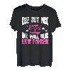 Truckerin Berufskraftfahrerin Spruch Trucker LKW Fahrerin T-Shirt