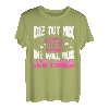 Truckerin Berufskraftfahrerin Spruch Trucker LKW Fahrerin T-Shirt
