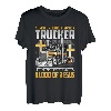 Unterschätzen Sie nie einen Trucker, der vom Blut Jesus bedeckt ist T-Shirt