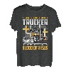 Unterschätzen Sie nie einen Trucker, der vom Blut Jesus bedeckt ist T-Shirt