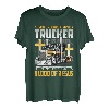 Unterschätzen Sie nie einen Trucker, der vom Blut Jesus bedeckt ist T-Shirt