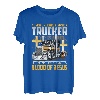 Unterschätzen Sie nie einen Trucker, der vom Blut Jesus bedeckt ist T-Shirt