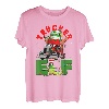 Trucker Elf Weihnachtsbaum Licht LKW Fahrer Weihnachten Urlaub T-Shirt