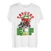Trucker Elf Weihnachtsbaum Licht LKW Fahrer Weihnachten Urlaub T-Shirt