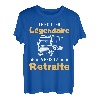 Herren Ruhestandsgeschenk für Straße Papa Fahrer Rentner Drol T-Shirt