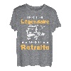 Herren Ruhestandsgeschenk für Straße Papa Fahrer Rentner Drol T-Shirt