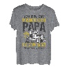 Herren Vatertag LKW Fahrer Bester Papa Papi Vater Familie Eltern T-Shirt