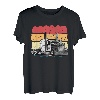 Vintage Retro Truck Lastkraftwagen Transporter Fernfahrer T-Shirt