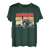 Vintage Retro Truck Lastkraftwagen Transporter Fernfahrer T-Shirt