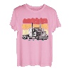 Vintage Retro Truck Lastkraftwagen Transporter Fernfahrer T-Shirt