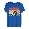 Vintage Retro Truck Lastkraftwagen Transporter Fernfahrer T-Shirt
