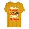 Real Truckers Drive Flachbett Lustige LKW-Fahrer T-Shirt