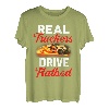 Real Truckers Drive Flachbett Lustige LKW-Fahrer T-Shirt
