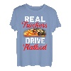 Real Truckers Drive Flachbett Lustige LKW-Fahrer T-Shirt