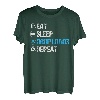 Eat Sleep Drop Loads Repeat Trucker T-Shirt