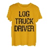 Holz-LKW-Fahrer T-Shirt