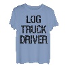 Holz-LKW-Fahrer T-Shirt