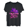 Damen Truckerbabe Trucker Babe Anhänger LKW Fahrerin T-Shirt