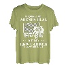 Lastkraftwagenfahrer Morgens Müde Abends Blau Lkw Fahrer T-Shirt