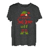 Pyjama-Party-Schlafanzug, Motiv: Truck Driver Elf T-Shirt