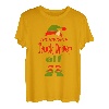 Pyjama-Party-Schlafanzug, Motiv: Truck Driver Elf T-Shirt