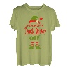 Pyjama-Party-Schlafanzug, Motiv: Truck Driver Elf T-Shirt