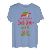 Pyjama-Party-Schlafanzug, Motiv: Truck Driver Elf T-Shirt