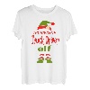Pyjama-Party-Schlafanzug, Motiv: Truck Driver Elf T-Shirt