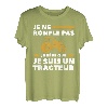 Herren Ich ne schnarchen nicht Ich träume, dass ich ein Traktor bin T-Shirt