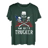 Amerikanischer Trucker für patriotischen LKW-Fahrer T-Shirt