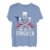 Amerikanischer Trucker für patriotischen LKW-Fahrer T-Shirt