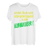 Bier für die Leber ohne Arbeit Sarkasmus Spruch, Klimakleber T-Shirt