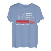 USA Flagge Spruch Lastkraftwagen Transporter Fernfahrer T-Shirt