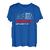 USA Flagge Spruch Lastkraftwagen Transporter Fernfahrer T-Shirt