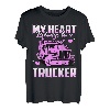 Mein Herz gehört einer süßen Trucker-Frau T-Shirt