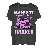 Mein Herz gehört einer süßen Trucker-Frau T-Shirt