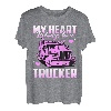 Mein Herz gehört einer süßen Trucker-Frau T-Shirt