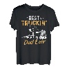 Herren Best Trucking Dad Ever LKW Fahrer Vatertag Geschenk LKW T-Shirt