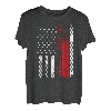 US American Flag Semi Truck Driver 18 Wheeler Trucker Geschenke T-Shirt