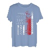 US American Flag Semi Truck Driver 18 Wheeler Trucker Geschenke T-Shirt