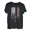 Make America V8 Again American Muscle Car USA Flag V8 T-Shirt