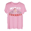 Trucker LKW Fahrer Weihnachten Pun Santa Claus Merry T-Shirt