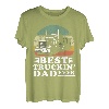 LKW-Fahrer-Design für Herren, Halbanhänger, LKW, Vater, großes Rig T-Shirt