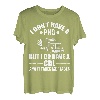 Herren Lustiger Semi -LKW -Fahrer T-Shirt