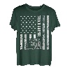 Truck Driver USA Amerikanische Flagge Vintage Trucker Truckers Grau T-Shirt