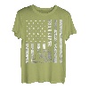 Truck Driver USA Amerikanische Flagge Vintage Trucker Truckers Grau T-Shirt