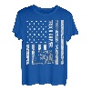Truck Driver USA Amerikanische Flagge Vintage Trucker Truckers Grau T-Shirt