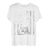 Truck Driver USA Amerikanische Flagge Vintage Trucker Truckers Grau T-Shirt