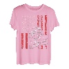 Amerikanische Flagge Kolben Muskelauto für patriotische Automechaniker T-Shirt