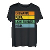 Herren LKW Fahrer Fernfahrer Papa Vater Trucker T-Shirt